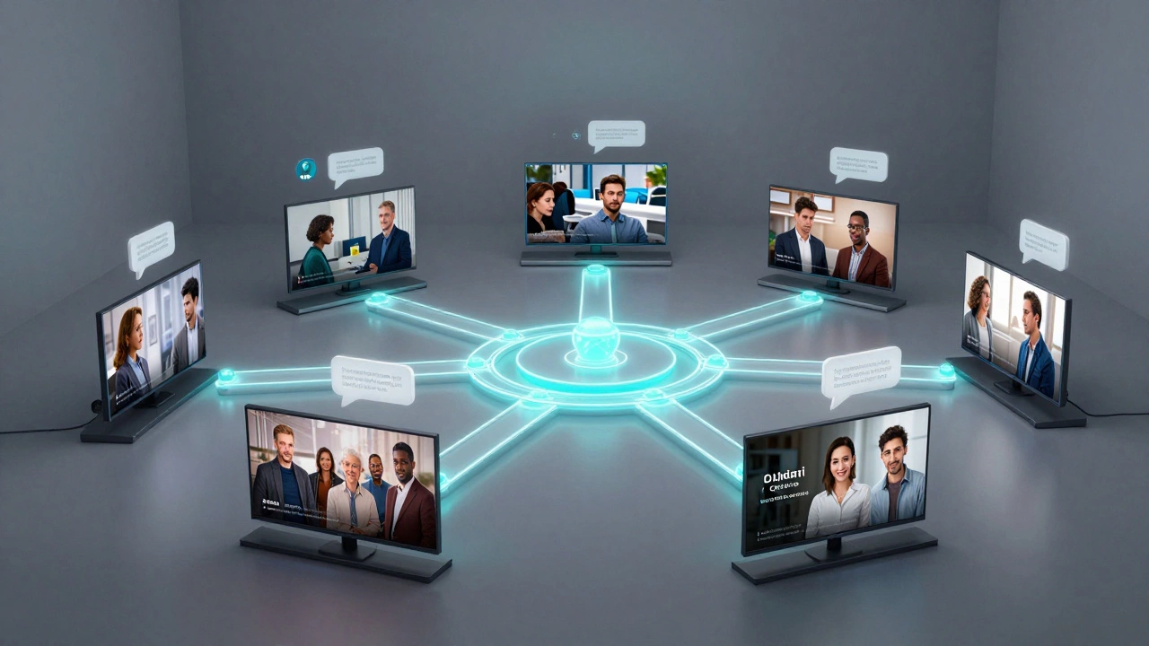 People viewing personalized content through algorithmic curation system