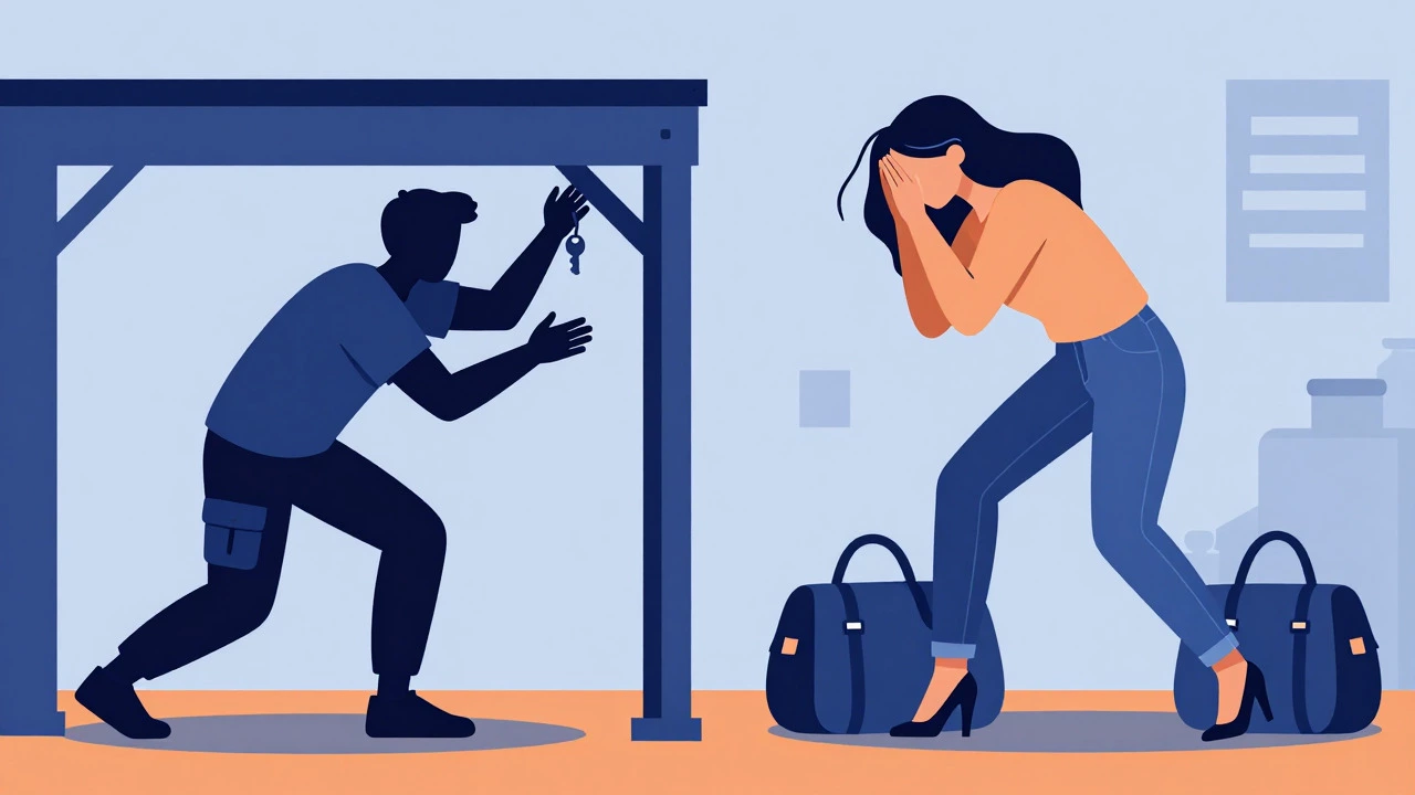Vector art comparing agile vs. restrictive clothing for escape room gameplay.